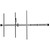 MAXRAD MYA4503 450-470 Mhz Directional Yagi Antenna.3 Elem., 7.1dB Gain, 300 Watt.Direct UHF Female Term.Includes Mounting Hardware