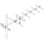 SINCLAIR SY206-SF5SNM(E) 167-174 MHZ 6 Element Yagi.9.5dB Gain, 250 Watt.Includes Harness W/ N Male Term.and Mounting Hardware