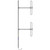 SINCLAIR SD212-SF3P2SNM 216-225 Mhz Dual Dipole Antenna 5.0dB Offset Gain.300 Watts.Includes Harness W/n Male Term.Internal to Mast.1/2 Wave