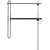 TELEWAVE ANT37D-DIN 33.5-41 Mhz Single Dipole Antenna.Offset Circular Pattern, 2.5dBd Gain, 500 Watt.Includes Mount Hardware, Harness W/ DIN Male
