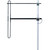 TELEWAVE ANT42D 38.5-47 Mhz Single Dipole Antenna.Offset Circular Pattern, 2.5dBd Gain, 500 Watt.Includes Mount Hardware, Harness W/ N Male Term