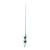 TELEWAVE ANT450F10-I 450-470 Mhz Fiberglass Collinear Antenna.Inverted Model Omni, 10 Db Gain, 500W.Direct N/f Term.Includes Jumper with N/m Term &