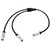 COMMSCOPE ATCB-B01-Y-C30 1 Ft (0.3 M) AISG RET Control Cable, Two-Way Splitter.8-pin DIN Male Input to 8-pin DIN Female Output