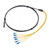 COMMSCOPE MHBD-F0A1A-0005M Hardened Multifiber Optical Connector (hmfoc) Cable Assembly, HMFOC Plug to 6 LC Duplex, 12-fiber, 5 Meters
