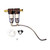 COMMSCOPE MT500B-KIT-FLTRS MT500B Filter Bowl Replacement Kit Includes 1.0/0.05 Micron Dual Filter Assembly, 1/4" PE Tubing, Instruction Sheet, Nylon
