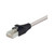 L-COM TRD695SCR-2 Shielded Cat 6 Cable, RJ45 / RJ45 PVC Jacket, Gray 2.0 Ft