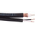 SOUTHWIRE 993253-06-08 COLEMAN RG59/U 75 Ohm, 20 Ga.Solid Bare Copper Cable.95% Shielding.Black PVC Jacket.per Foot Sku.Power Wire Is 2str 18