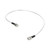TIMES LMR-240-PVC-W MICROWAVE LMR240 Cable.1/4" O.d.50 Ohms.White Jacket, Stranded Outer Conductor, Solid Bare Copper Center Conductor.Sold per