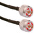WIRELESS 5606124 SOLUTIONS Jumper.10' Long.W/ Times LMR-240 Coaxial Cable with N-Male (54919) on Both Ends