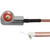VENTEV RG142UNMRA-3 3' RG-142U Jumper W/ Right Angle N Male to Pigtail.with Ventev Label