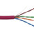 BELDEN 1583A 002U1000 24AWG Solid Bare Copper, Polyole- Fin Insulated, CAT-5E Rated, Unshielded Twisted Pair Cable with Red PVC Jacket.4 Pairs, 1000'