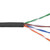 BELDEN 7918A 24AWG Solid Conductor, Heavy-Duty Sunlight and Oil-Resistant Jacket.Unshielded, Black Jacket