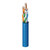 BELDEN 2424 0061000 23AWG Cat6 4-Pair Light Blue UTP -Unshielded, Zero Halogen, Polyolefin Insulation, Tape Seperator, Ripcord.0.221 OD Jacket