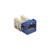 COMMSCOPE MPS100E-318 Powersum MPS100E Category 5e Information Outlet for Unshielded, Blue RJ-45 Jack to Cable Tie-In