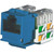 SIGNAMAX KJ458-C5E-BU Category 5e Keystone Jack.Universal Wiring T568A/B.Color Is Blue.Exceeds TIA/EIA-568-B.2 Specifications.with 3 Dust Covers,