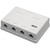 TRIPP N236-004-WH LITE Pre-Configured Unshielded CAT6 4-Port Surface-Mount Box, 110 Idc, RJ45, White