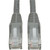 TRIPP N201-035-GY LITE Premium Cat6 Gigabit Snagless Molded UTP Patch Cable 24 550 MHz/1 Gbps RJ45 M/m Gray, 35 Ft