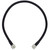 2' SC-001-02 SC400 Ultra Low Loss Coax Cable with N-Male Connectors ‚  Black
