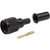 AMPHENOL 081-115BK-1000 Mini UHF Male Crimp Connector for RG58/U, 58A, 58B and 58C Cable.Black Finish.Single Pack