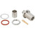 AMPHENOL 172220 N-Female Straight Crimp Bulkhead RF Connector for LMR-400