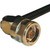 AMPHENOL 172177 RF N Type Right Angle Crimp Plug for RG-58, LMR-195, 50 Ohm