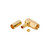 AMPHENOL 132194 RF SMA R/a Crimp Plug for RG-55, RG-142, RG-223.Solder Center Pin