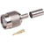 RF RFT-1202-C1 INDUSTRIES TNC Male Connector for RG142/U & RG55/U.Nickle Plated Body, Gold Pin.Crimp Center Pin, Crimp on Braid.Delrin Dialectric