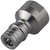 RF PT-4000-141LP INDUSTRIES Unidapt to QMA Male Section, Low PIM Straight Adapter