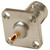 RF RFB-1115-S INDUSTRIES BNC Female Panel Mount Connector.4GHz, 50 Ohms.4 Hole Flange 0.688" Mounting Style.Solder, Solder Cup.Prepackaged 10 in a