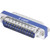 L-COM DGB25M Slimline Gender Changer, DB25 Male/male.Fully Shielded to Protect Against Emi.Gold Plated Contacts