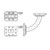 RFS EB100-CC-1-W-010M Rectangular Waveguide R 100 90Deg E Bend 8.2 - 12.5 Ghz, A: 100 Mm Flanges CPR90G/CPR90G
