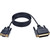 TRIPP P456-006 LITE D-Sub Cable Assembly DB09 DB25 Black, Individual (round) 6.00' (1.83m) Receptacle, Female Sockets to Plug, Male Pins Shielded