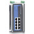 MOXA EDS-G308-T 8 Port Full Gigabit Unmanaged Ethernet Switch.8 10/100/1000BT(X) Ports.Wide Temp, -40 to 75C.Redundant Dual 12/24/48 Vdc