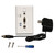 VGA B132-100A-WP-1 W/ Audio Over Cat5/6 Extender, Wallplate Rx