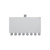 Telewave PS5008-N Broadband 8-way Receiver Power Splitter 50-512 Mhz.N Female Termination, 500 Mhz Bandwidth