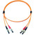 CABLES 77S02221MM018IN UNLIMINTED 18" 50/125 Patch Cord ST-ST Multimode Fiber Jumper