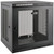 TRIPP SRW12UDP LITE 12U Low-Profile Wall-Mount Rack Enclosure Cabinet, Removable Side Panels, 25H X 24W X 22D