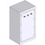 SINCLAIR Q201GC-2 148-174 Mhz Base Duplexer.Six Pass-Reject Cavities.350 Watt.300 Khz Min.Sep.N/f.Incl.Cabinet.*factory Tune