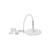 WILSONPRO 314407 600-2700 Mhz Low Profile Omni Inbuilding Antenna.White.Ceiling Mount.10 Inch Plenum Pigtail with N Female Connector