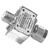 POLYPHASER IS-50UX-C1-ME 50-700 Mhz General Coverage Flange Mnt.Protector.50,000 Amps Surge <600uJ Throughput Energy.Power Based on Freq.UHF Male