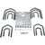 COMMSCOPE ASP617 Universal Crossover Clamp for 1 - 2.9 in (25.4 - 73.0 Mm) OD Round Members