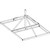 NELLO 103493 Non-Penetrating Roof Frame with a 35-1/4" Square Base.Mast Is 2-3/8"OD and 60" Tall.Use of 472603 Is Suggested.Requires Concrete Block