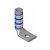 THOMAS 54930BEUBPH & BETTS Tin-Plated Copper One-Hole Lug, 90 Deg Bend Long Barrel, Inspection Window, 8 AWG Wire, 1/4" Bolt Hole