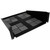 X-MARK 9011-1918 Flush Mount Cantilever Shelf for 19" Rack, 18" Depth.4 Point Mounting.Shelf Is Vented and Color Is Black.Deep Wall Mount 55 Lbs