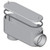 MULTIPLE 200LB Conduit Body with Cover and Gasket Type Lb, 2" PVC X