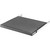 BUD SH-2493 INDUSTRIES Ventilated Sliding Shelf for 24" Panel Width Cabinets.Requires (2) Pairs of Mounting Rails per Rack.Smooth Black Finish