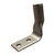 BURNDY YA2CL2NT1490 Two-Hole 90 Deg Standard Barrel Narrow Tongue Copper Compression Terminal.1/4" Stud Size, 5/8" Hole Spacing.Die Index 10.Brown