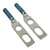 BURNDY YAZV252TC38FXSL Cu Tubing Hylug; 2 Holes W/ Inspection Window;1/0 AWG Code, 1/0 Dlo; 600V-35kV; 3/8in Stud; 5/8in ‚  1in Spacing, Long;