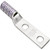 BURNDY YAZ3C2TC38E2 3 AWG Cu, Two Hole, 3/8 Stud Size, 3/4 Hole Spacing, Long Barrel, Tin Plated, 9 Die Index