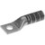 BURNDY YA2CTC38 1 Hole W/o Inspection Window, 2 Awg, 3/8" Stud, Long Barrel, Tin Plated
